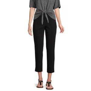 MICHAEL Michael Kors Lux Tech Stretch Slit Hem Capri Pants Size 14